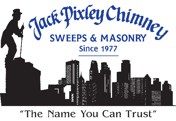 Blue and Black Jack Pixley Sweeps Logo with Spring Lake Park Skyline at the bottom - The Name You Can trust
